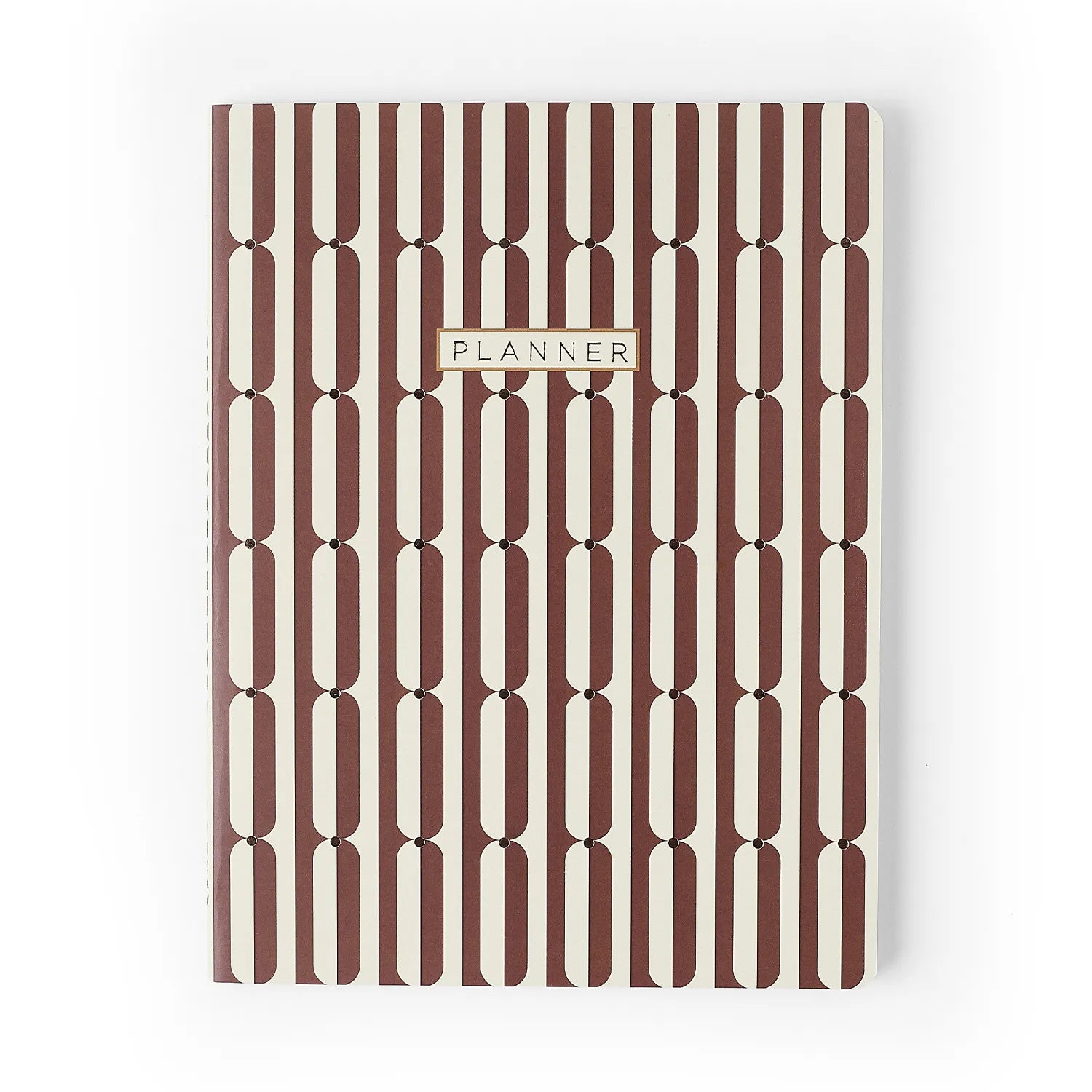 Planner Permanente Revista Mensal Veredas Marrom 19x25cm 80g/m² com 80 Páginas para Planejamento e Organização - Cícero