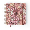 Agenda Planner Permanente Wire-o Diário Melissa Mini Bloomy Chocolate 17x19,5cm 80g/m² para Planejamento e Organização - Cícero