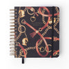 Agenda Planner Permanente Wire-o Diário Haras Selaria Preto 17x19,5cm 80g/m² para Planejamento e Organização - Cícero