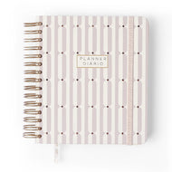 Agenda Planner Permanente Wire-o Diário Veredas Gelo 17x19,5cm 80g/m² para Planejamento e Organização - Cícero