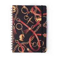 Caderno Espiral Colegial Pautado Haras Selaria Preto 17,3x24cm 75g/m² com 80 Folhas para Estudos e Anotações - Cícero