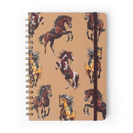 Caderno Espiral Colegial Pautado Haras Puro Sangue 17,3x24cm 75g/m² com 80 Folhas para Estudos e Anotações - Cícero
