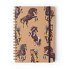 Caderno Espiral Colegial Pautado Haras Puro Sangue 17,3x24cm 75g/m² com 80 Folhas para Estudos e Anotações - Cícero