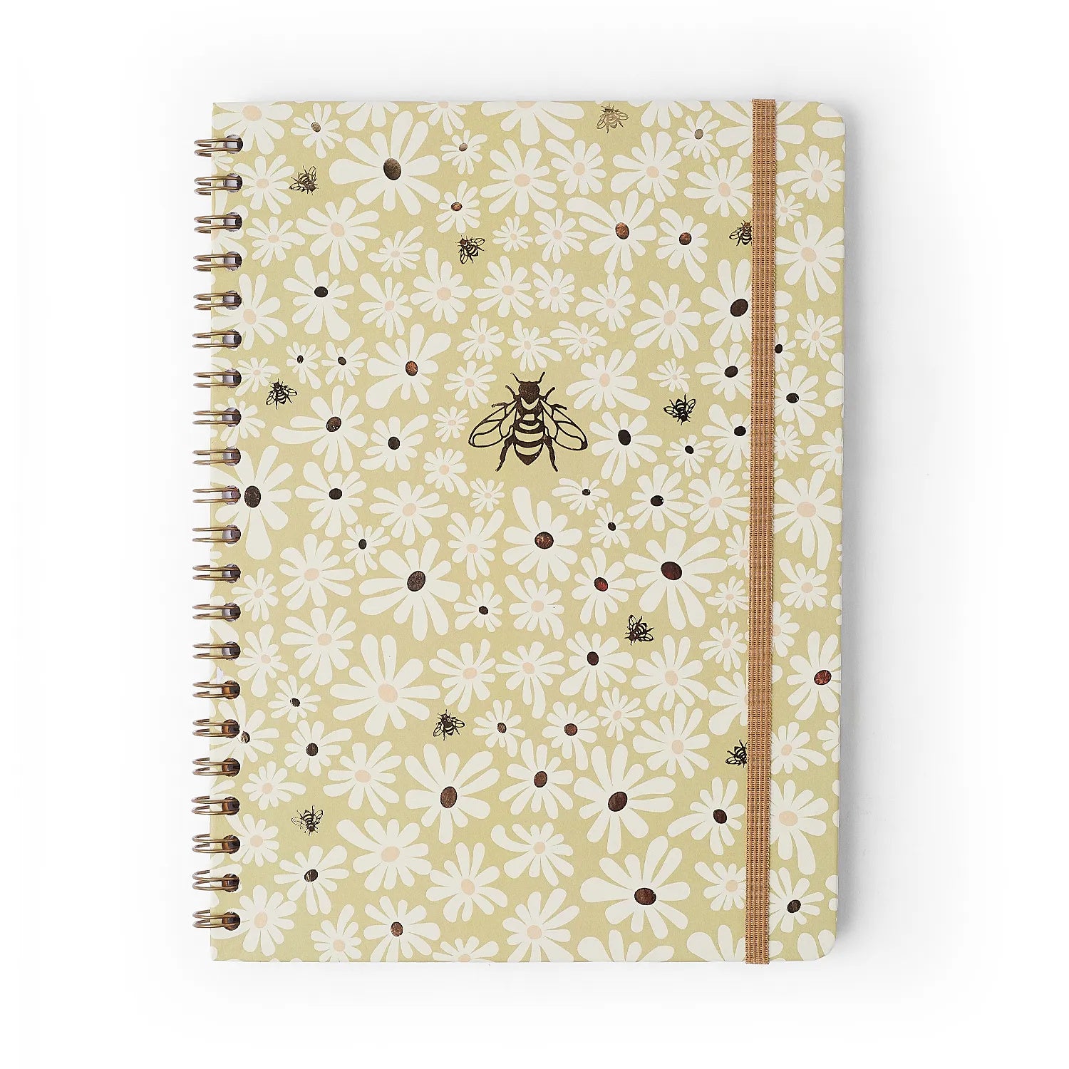 Caderno Espiral Universitário Pautado Melissa Mini Bloomy Pistache 20x28cm 63g/m² com 160 Folhas 10 Matérias para Estudos e Anotações - Cícero
