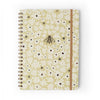 Caderno Espiral Universitário Pautado Melissa Mini Bloomy Pistache 20x28cm 63g/m² com 160 Folhas 10 Matérias para Estudos e Anotações - Cícero