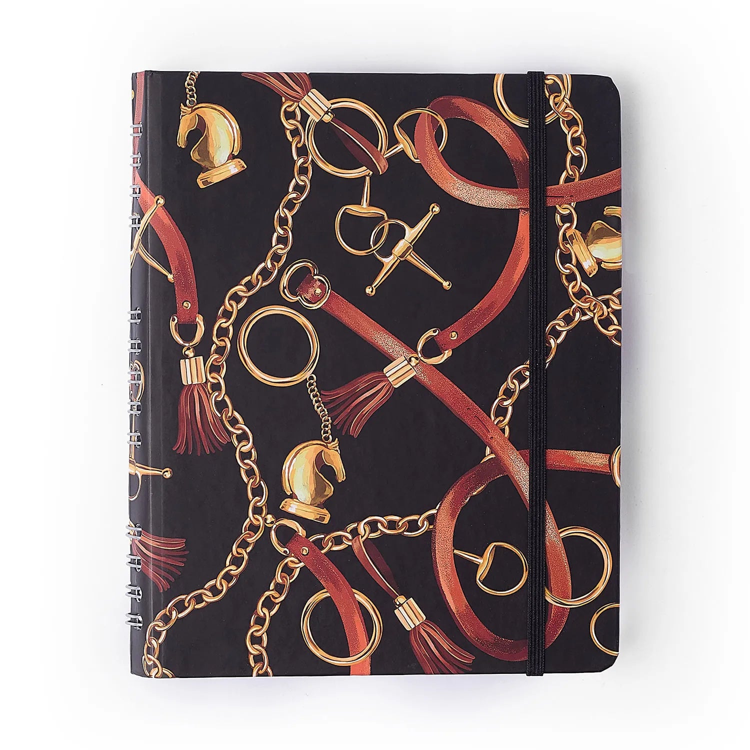 Caderno Organizador Pautado e Pontado Haras Selaria Preto 17x24cm 90g/m² com 90 Folhas para Estudos, Projetos e Organização - Cícero