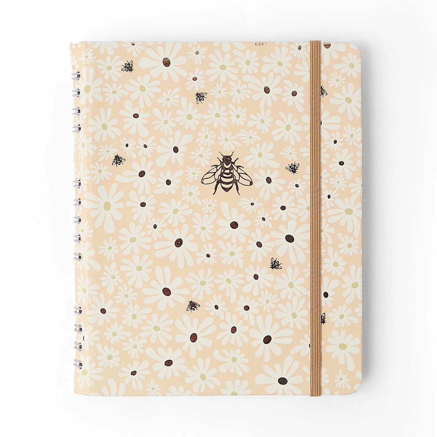 Caderno Organizador Pautado e Pontado Melissa Mini Bloomy Manteiga 17x24cm 90g/m² com 90 Folhas para Estudos, Projetos e Organização - Cícero