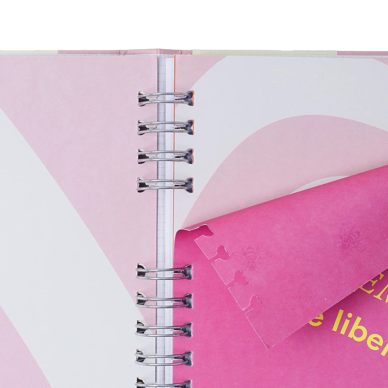 Caderno Organizador Pautado e Pontado Melissa Mini Bloomy Manteiga 17x24cm 90g/m² com 90 Folhas para Estudos, Projetos e Organização - Cícero