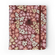 Caderno Organizador Pautado e Pontado Melissa Mini Bloomy Chocola 14,8x21cm 90g/m² com 80 Folhas para Estudos, Projetos e Organização - Cícero