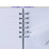 Caderno Organizador Pautado e Pontado Melissa Mini Bloomy Chocola 14,8x21cm 90g/m² com 80 Folhas para Estudos, Projetos e Organização - Cícero