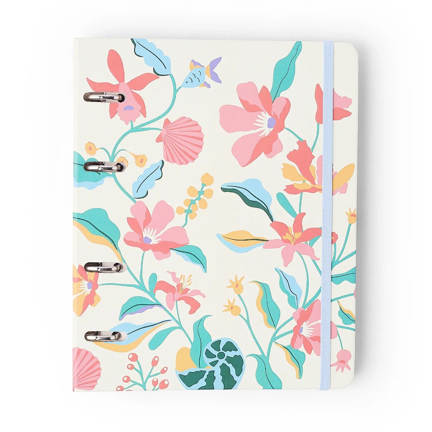 Caderno Criativo Argolado Office Duo Noronha Atalaia A5 80g/m² com 80 Folhas para Anotações, Planejamento e Organização - Cícero