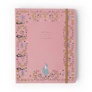 Caderno Criativo Argolado Pautado Relicário Secreto Coral 17x24cm 80g/m² com 100 Folhas para Estudos, Projetos e Organização - Cícero