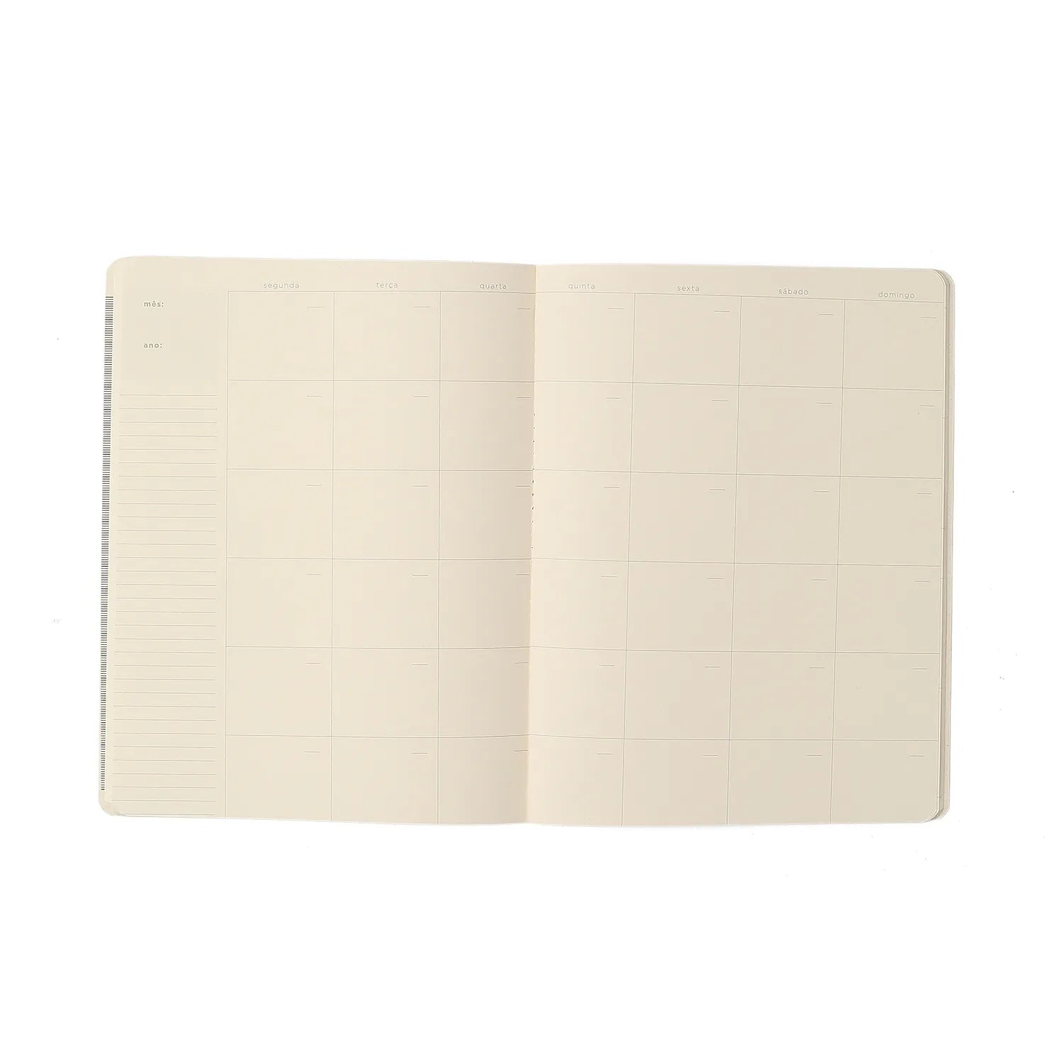 Planner Permanente Revista Mensal Noronha Atalaia 19x25cm 80g/m² com 80 Páginas para Planejamento e Organização - Cícero