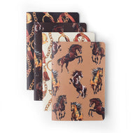 Kit Cadernetas Revista Notas Mix Haras 14x21cm 80g/m² com 4 Unidades 64 Páginas Cada para Anotações e Organização - Cícero