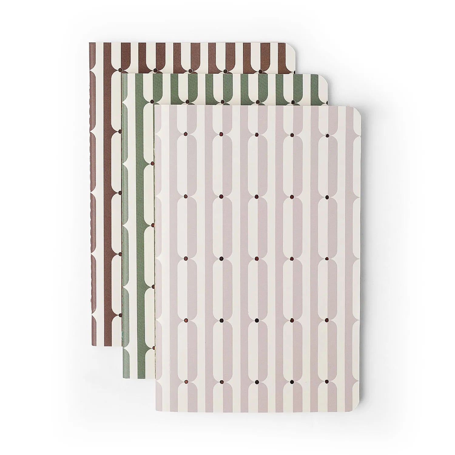 Kit Cadernetas Revista Notas Mix Veredas 14x21cm 80g/m² com 3 Unidades 64 Páginas Cada para Anotações e Organização - Cícero