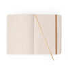 Caderneta Pautada Realeza Off White 14x21cm 80g/m² com 160 Páginas para Anotações e Organização - Cícero
