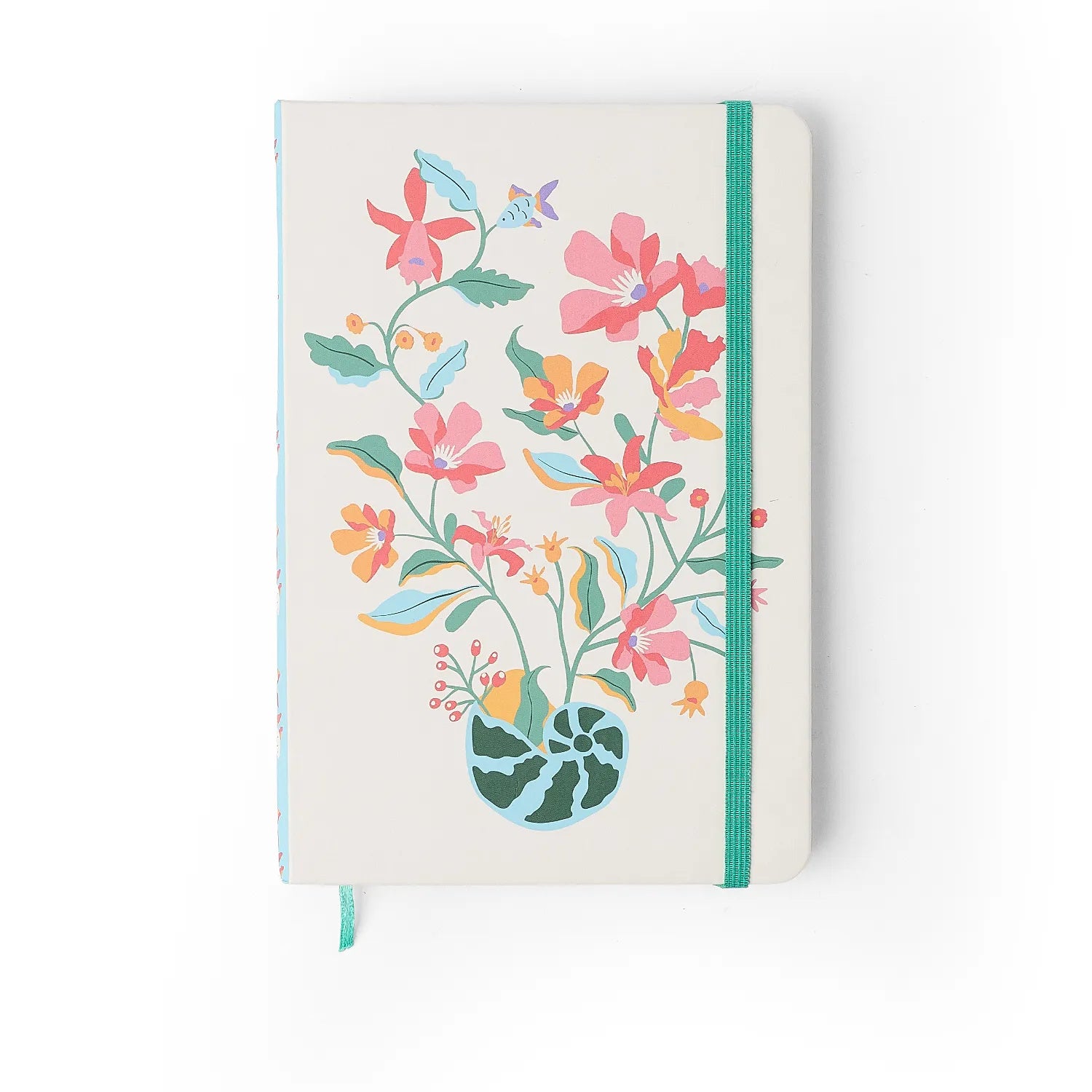 Caderneta Pontada Noronha Pérola do Mar 14x21cm 80g/m² com 160 Páginas para Bullet Journal e Organização - Cícero