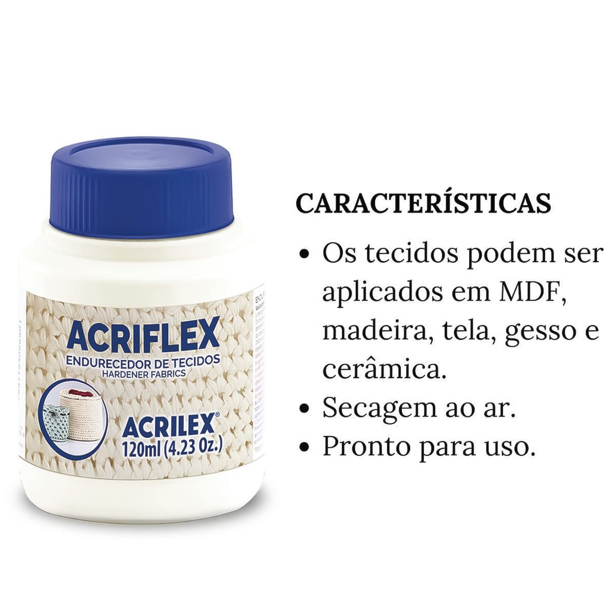 Endurecedor e Modelador de Tecido 120g Acrilex - 21812