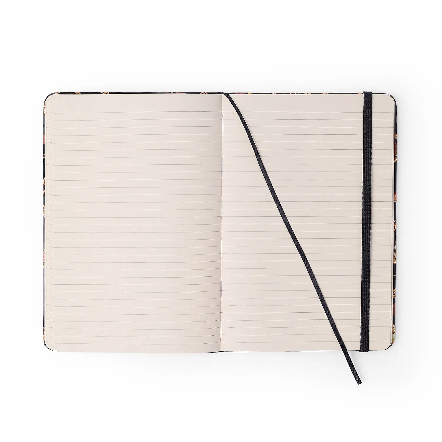 Caderneta Pautada Haras Selaria Preto 14x21cm 80g/m² com 160 Páginas para Anotações e Organização - Cícero