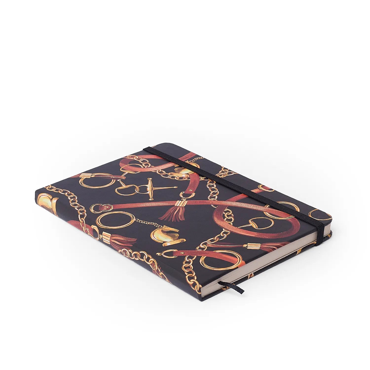 Caderneta Pautada Haras Selaria Preto 14x21cm 80g/m² com 160 Páginas para Anotações e Organização - Cícero