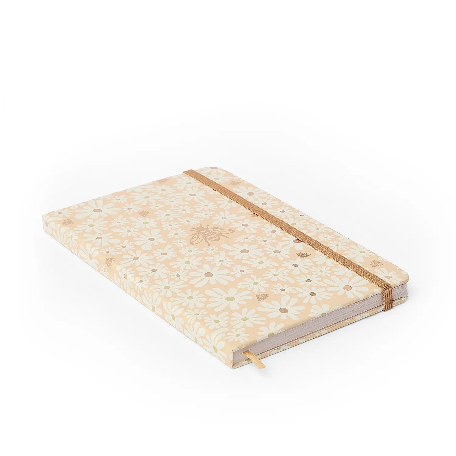 Caderneta Quadriculada Melissa Mini Bloomy Manteiga 14x21cm 80g/m² com 160 Páginas para Anotações e Organização - Cícero