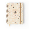 Planner Permanente Semanal Notas Wire-o Melissa Mini Bloomy Manteiga A5 80g/m² para Planejamento e Organização - Cícero