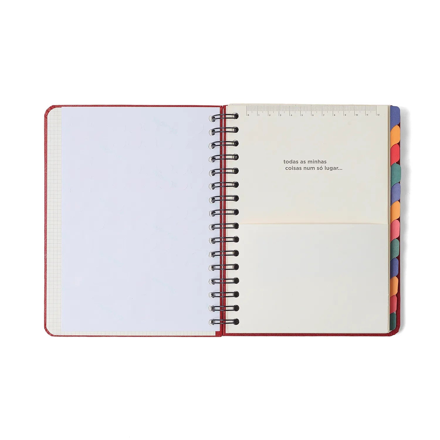 Planner Permanente Semanal Notas Wire-o Petit Amor A5 80g/m² para Planejamento e Organização - Cícero
