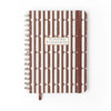 Planner Permanente Financeiro Wire-o Veredas Marrom A5 80g/m² com 64 Páginas para Planejamento e Controle Financeiro - Cícero