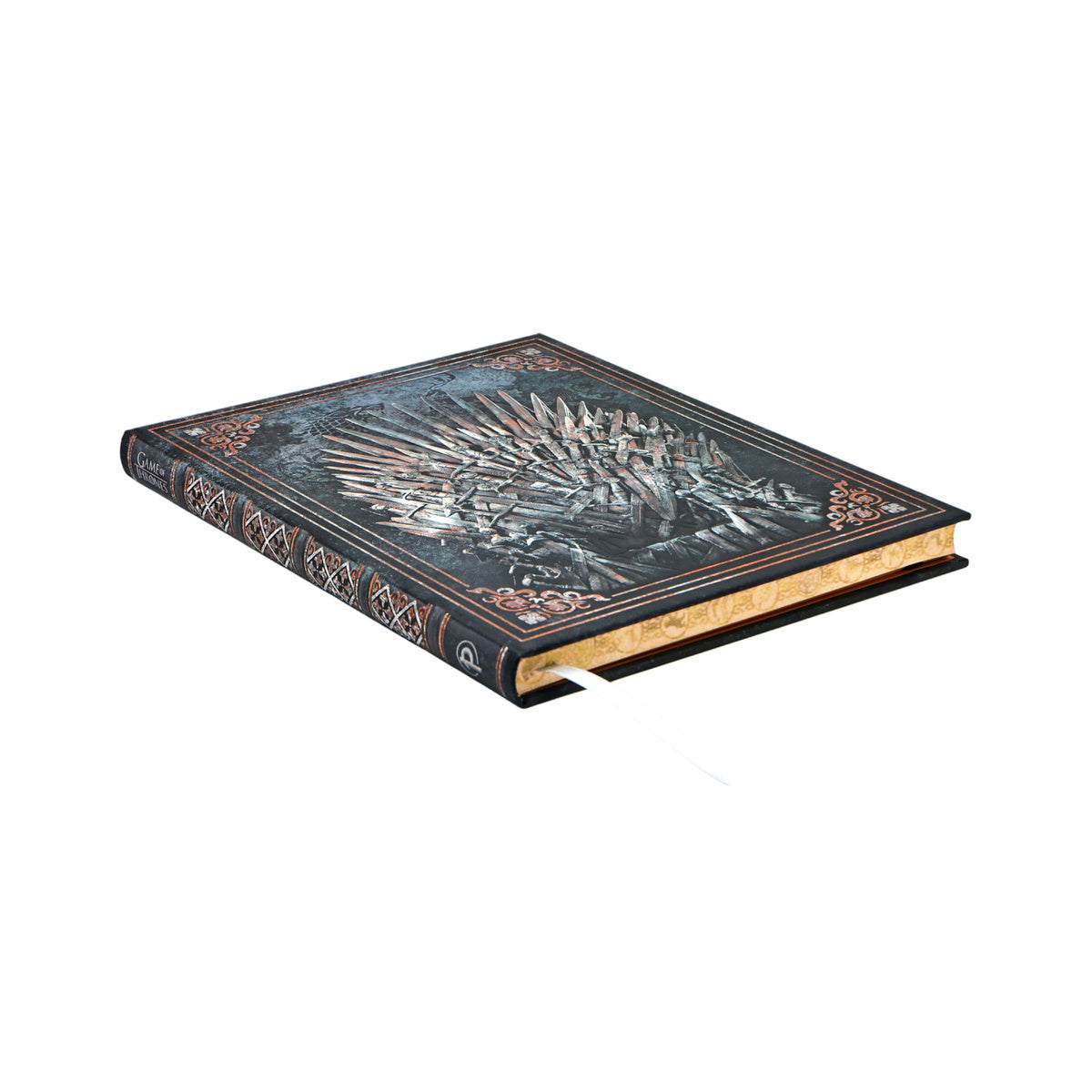Caderno Paperblanks Ultra Pautado Capa Dura 120g/m² 17,5x23cm 144 Páginas For The Throne Game Of Thrones - Paperblanks