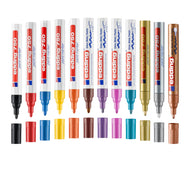 Marcador Permanente 750 Ponta Redonda 2-4mm para Metal, Vidro e Plástico - Edding