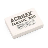 Borracha Plástica Classic 200 Branca sem Pvc para Lápis e Grafite