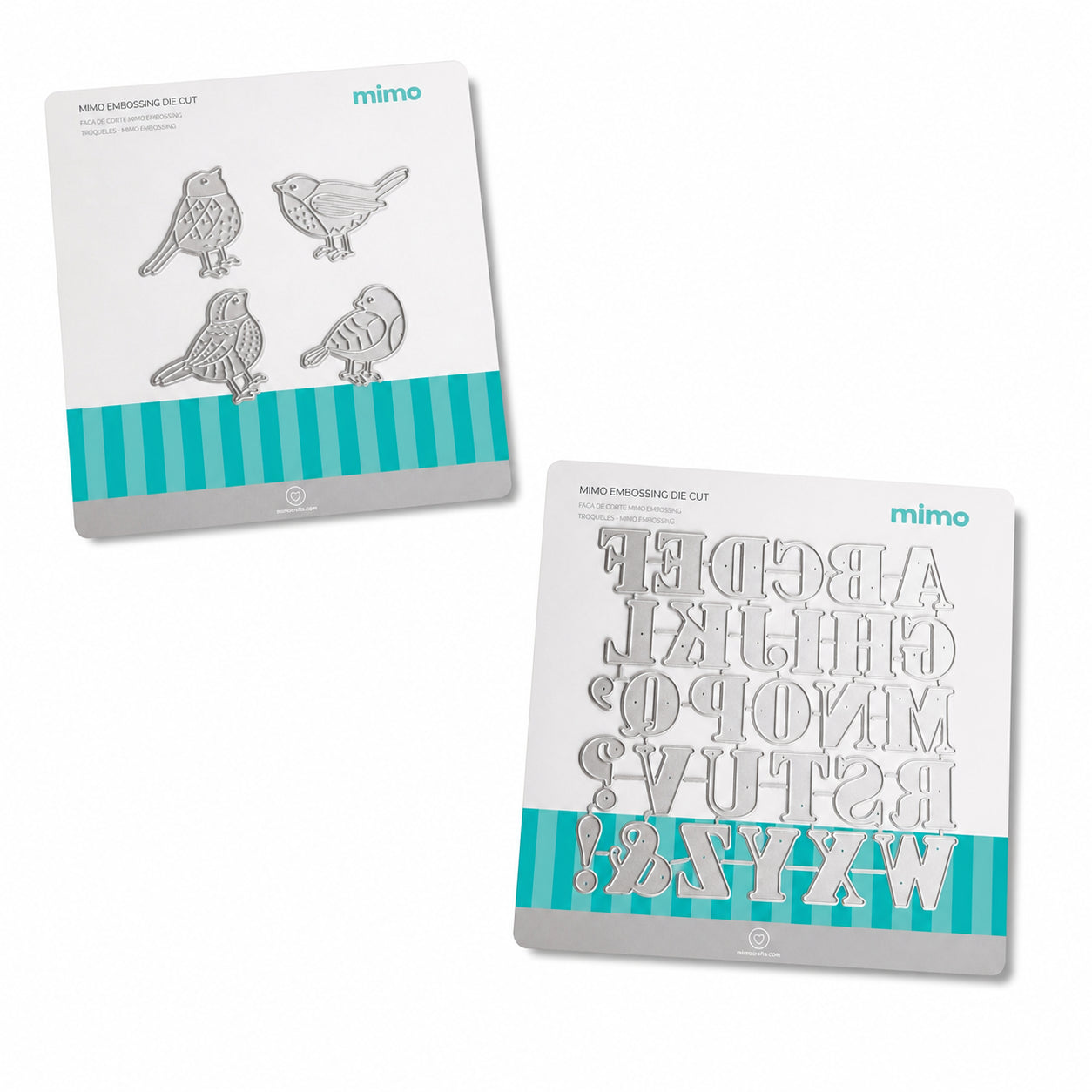 Faca de Corte Mimo Embossing para Scrapbook, Cartões e Papelaria Criativa - Mimo Crafts
