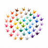Papel para Origami Toyo 50 Cores 7x7cm 1000 Folhas 001024 - Miwa