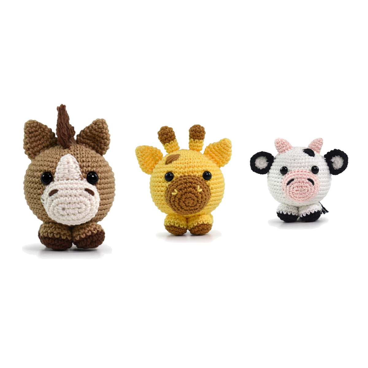Kit Meu Primeiro Amigurumi Bicho Bola para Fazer em Crochê - Círculo