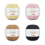 Fio Linho para Crochê Tricô e Artesanato 100g 271m Tex 369 - Círculo