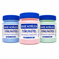 Base Acrílica Tons Pastéis 250ml para Madeira Mdf Gesso e Artesanato - Corfix