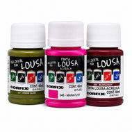 Tinta Lousa Acrílica 60ml para Quadro de Giz Madeira Mdf e Artesanato - Corfix
