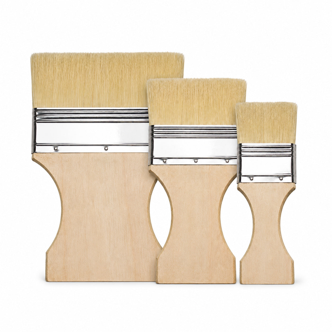 Trincha Artística Mottler Natural 8054 para Fundos, Efeitos e Verniz - Keramik