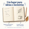 Caderno Handbook sem Pauta 14x21cm 160 Páginas Lagoa de Lírios - Folk Books