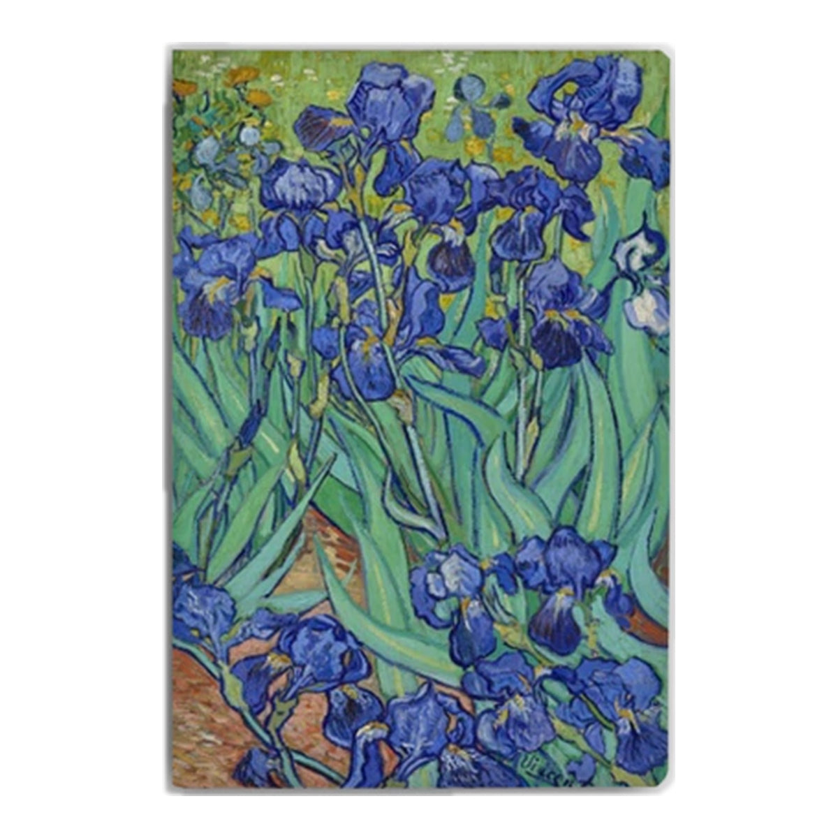 Caderno Journal sem Pauta 13,5x20cm 64 Páginas Lírios de Van Gogh - Folk Books