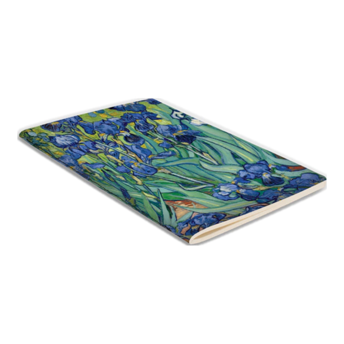 Caderno Journal sem Pauta 13,5x20cm 64 Páginas Lírios de Van Gogh - Folk Books