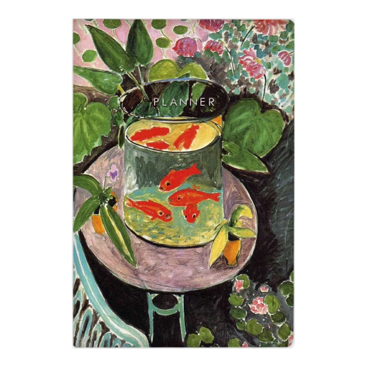 Planner Semanal Atemporal Pontilhado 13,5x20cm 12 Meses o Peixe Dourado - Folk Books