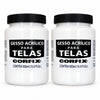 Kit 2 Gessos Acrílicos Corfix 500ml para Preparo de Tela