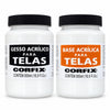 Kit Preparo de Tela Corfix Base Acrílica 500ml + Gesso Acrílico 500ml