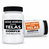 Kit Preparo de Tela Corfix Base Acrílica 500ml + Gesso Acrílico 500ml