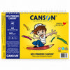 Kit Desenho Artístico Canson A4 3 Lápis Staedtler Apontador e Borracha