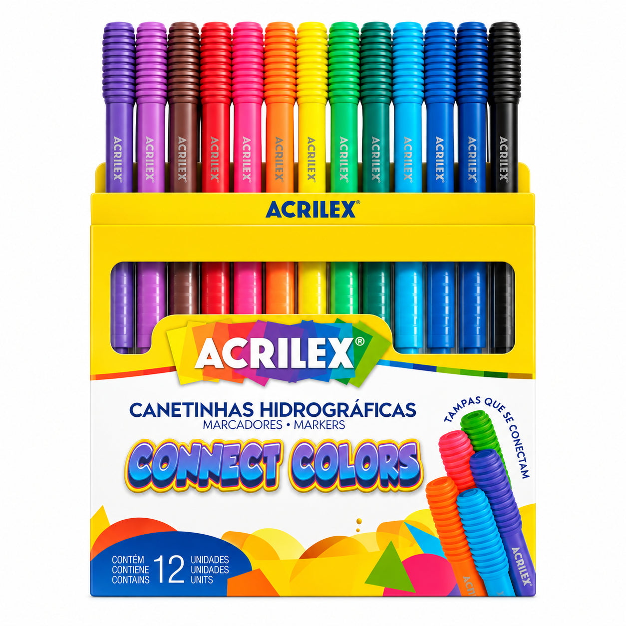 Kit Desenho e Colorir Canson A3 12 Lápis de Cor e 12 Canetinhas