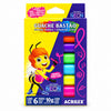 Kit Guache Bastão Acrilex 12 Cores 10g Neon e Metálicas