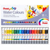 Kit Aquarela Pentel 18 Cores Canson A4 300g 12 Pincéis Sinoart e Godê