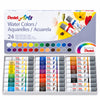 Kit Aquarela Pentel 24 Cores Canson A4 300g 12 Pincéis Sinoart e Godê